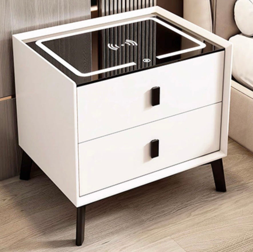 Wireless charger bedside table